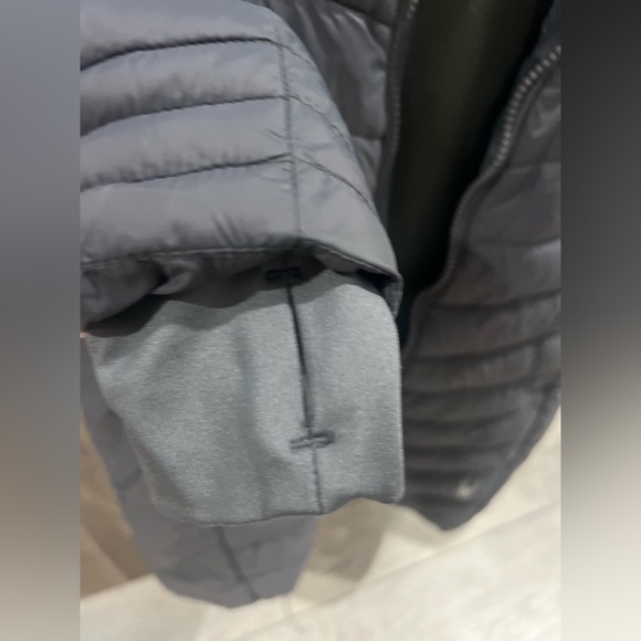 Spyder Girls/ Kids Gray Black Down Puffer Jacket size 12/14 L/XL EUC - Picture 6 of 8